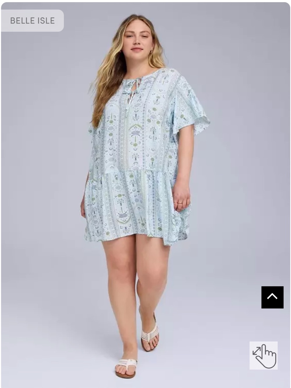 Torrid Belle Isle mini SS popover dress - Picture 4 of 7